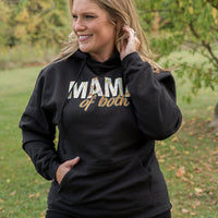 Mama of Both Graphic Hoodie in Black