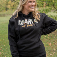 Mama of Both Graphic Hoodie in Black