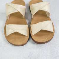 With a Twist Sandals in Gold