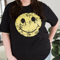 Vintage Smiley Face Graphic Tee