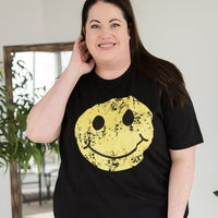 Vintage Smiley Face Graphic Tee