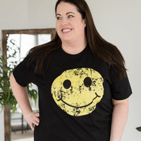 Vintage Smiley Face Graphic Tee