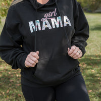 Girl Mama Graphic Hoodie in Black