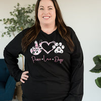 Peace Love Dogs Graphic Tee