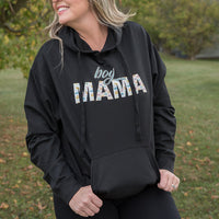 Boy Mama Graphic Hoodie in Black