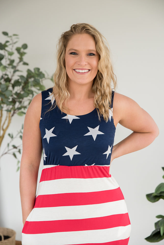 Stars and Stripes Dress