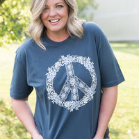 Floral Peace Graphic Tee