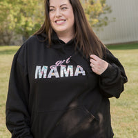 Girl Mama Graphic Hoodie in Black