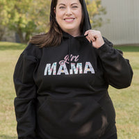 Girl Mama Graphic Hoodie in Black