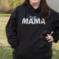 Boy Mama Graphic Hoodie in Black