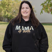 Mama of Both Graphic Hoodie in Black