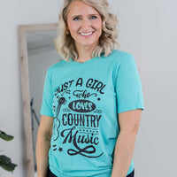 Loves Country Music Tee