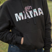 Girl Mama Graphic Hoodie in Black