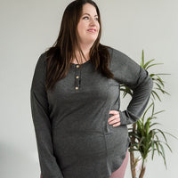 Everlasting Love Top in Charcoal