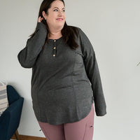 Everlasting Love Top in Charcoal