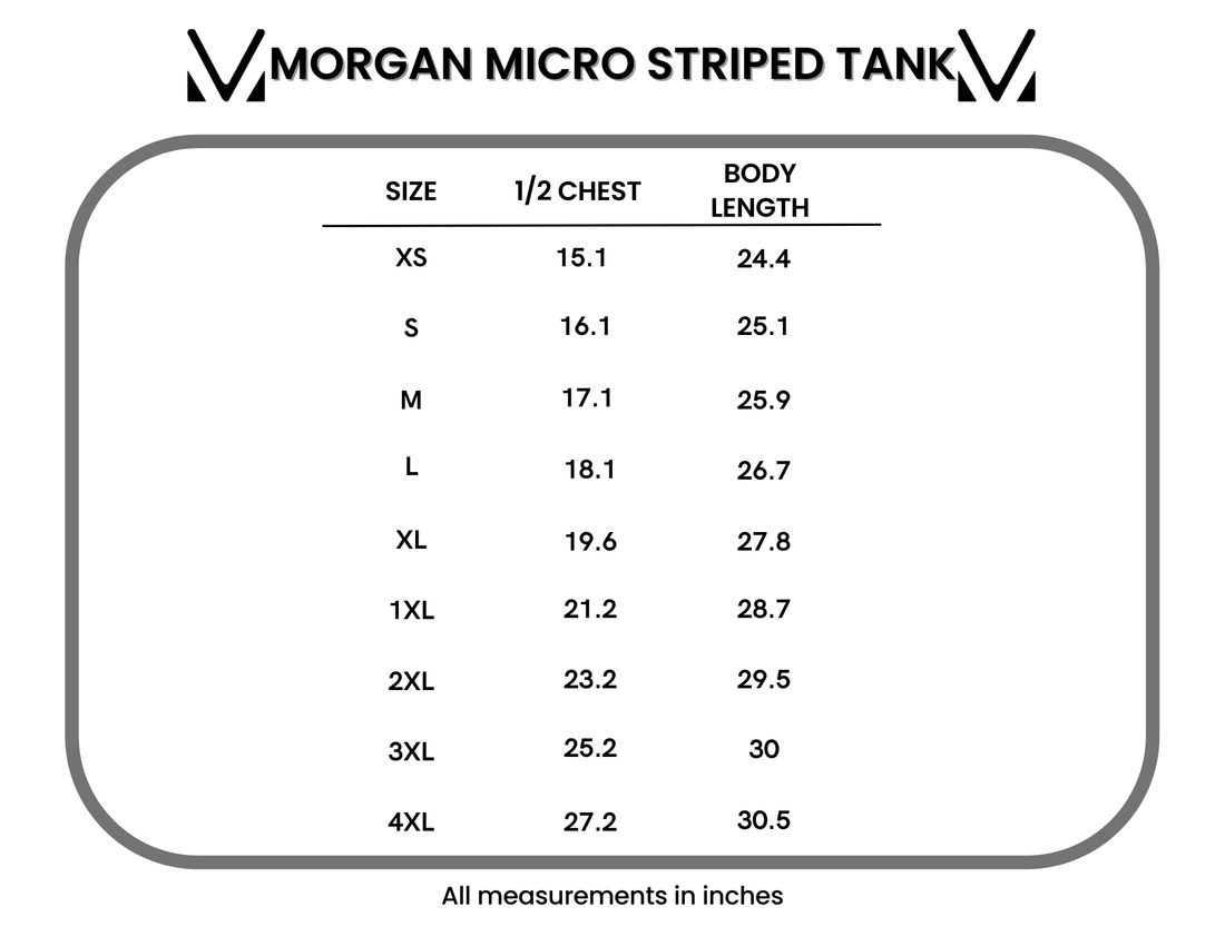 IN STOCK Morgan Micro Striped Tank - Turquoise