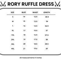 IN STOCK Rory Ruffle Dress - Golden Floral FINAL SALE