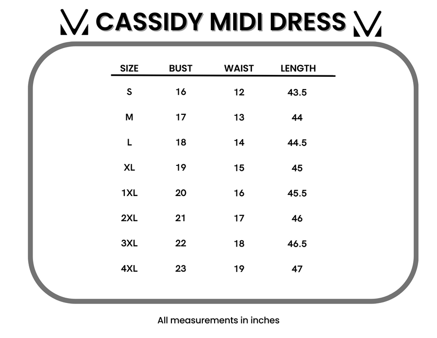 IN STOCK Cassidy Midi Dress - Navy Mix