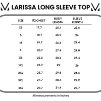 IN STOCK Larissa Long Sleeve - Olive | Women's V-Neck Top FINAL SALE