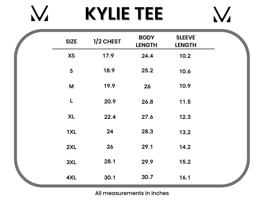 IN STOCK Kylie Tee - Kansas City Red and Yellow FINAL SALE