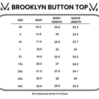 IN STOCK Brooklyn Button Top - Brick