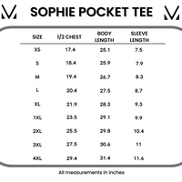 IN STOCK Sophie Pocket Tee - Blue FINAL SALE