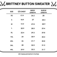 IN STOCK Brittney Button Sweater - Mocha FINAL SALE