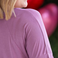 IN STOCK Bamboo V Neck Tee - Pink