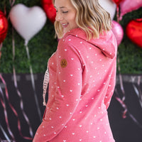 IN STOCK Hailey Pullover Hoodie -Sweetheart Red