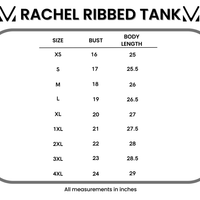 IN STOCK Rachel Ribbed Tank -  Sky Blue