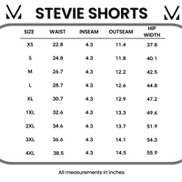 IN STOCK French Terry Stevie Shorts - Black