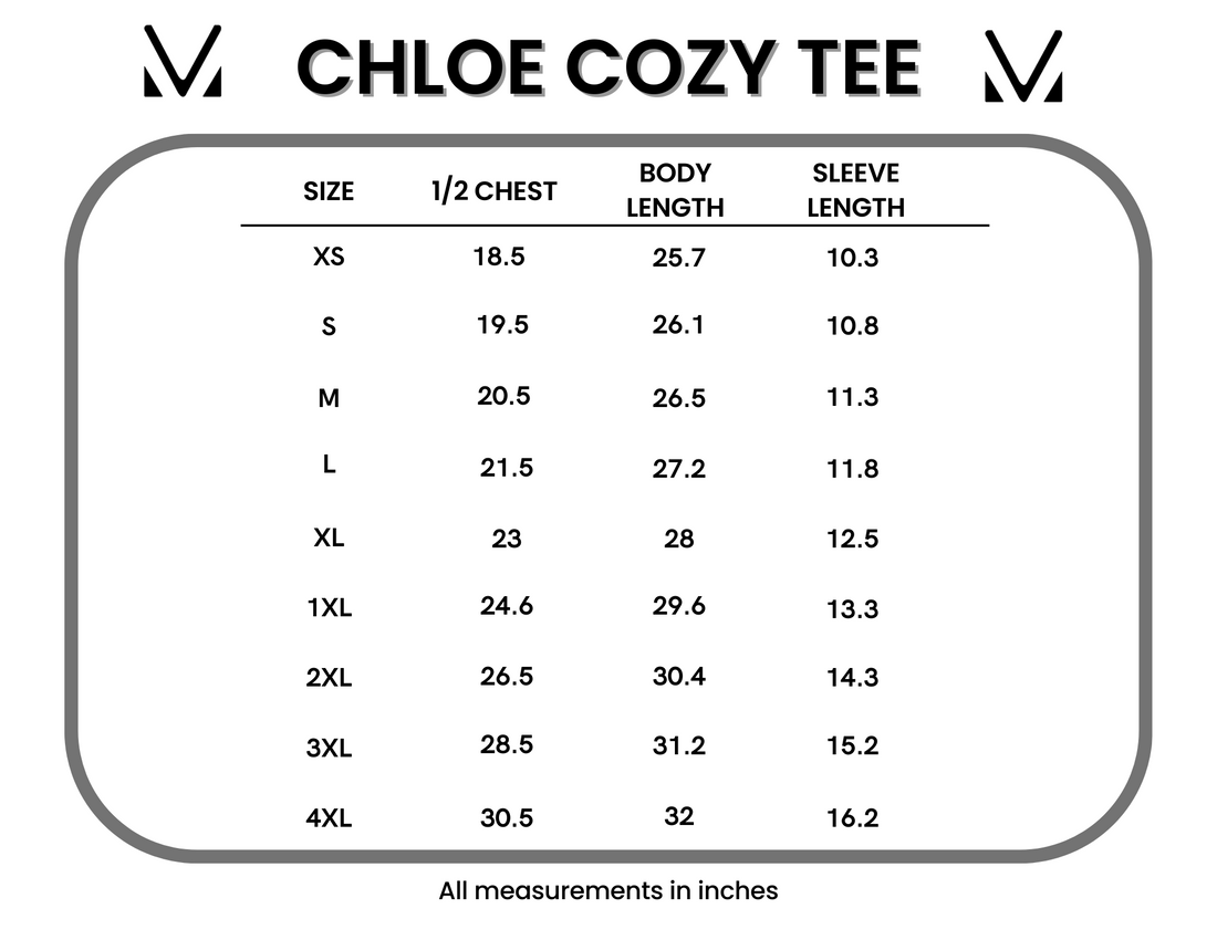 IN STOCK Chloe Cozy Tee - Navy