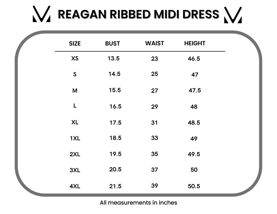 IN STOCK Reagan Ribbed Midi Dress - Rust | Women's Dress FINAL SALE