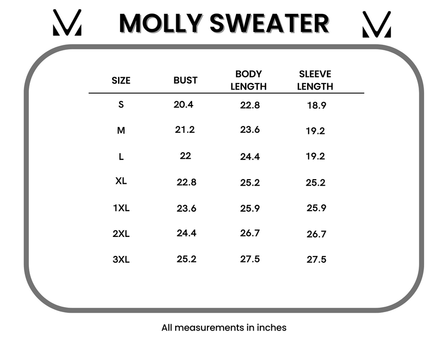 IN STOCK Molly Sweater - Grey FINAL SALE