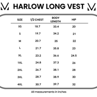 IN STOCK Harlow Long Vest - Navy