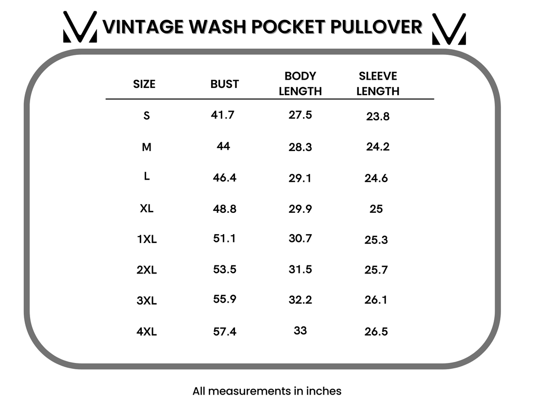 IN STOCK Vintage Wash Pocket Pullover - Mulberry