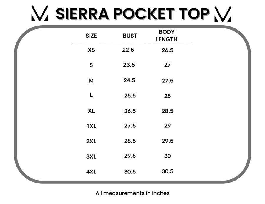 IN STOCK Sierra Pocket Top - Hunter Green