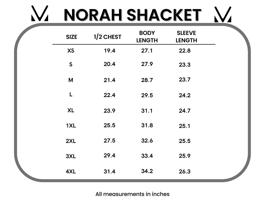 IN STOCK Norah Shacket - Brick Plaid