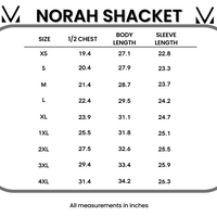 IN STOCK Norah Shacket - Brick Plaid