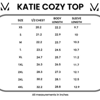 IN STOCK Katie Cozy Top - Mocha