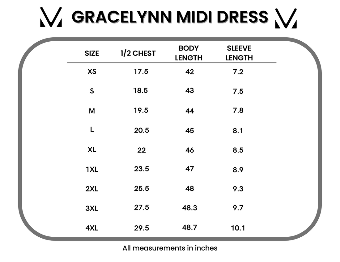 IN STOCK Gracelynn Midi Dress - Black FINAL SALE