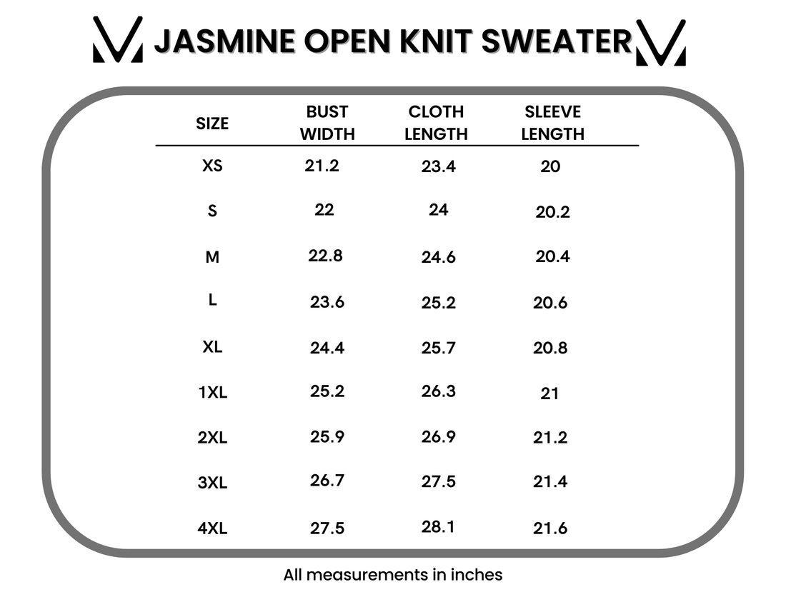 IN STOCK Jasmine Open Knit Sweater - Ivory