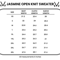 IN STOCK Jasmine Open Knit Sweater - Ivory