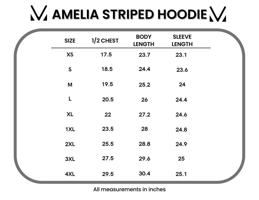 IN STOCK Amelia Striped Hoodie - Lemon
