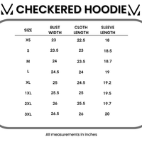 IN STOCK Checkered Hoodie - Pink and White