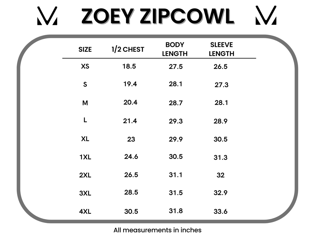 IN STOCK Classic Zoey ZipCowl Sweatshirt - Blushwood Floral and Terra Cotta