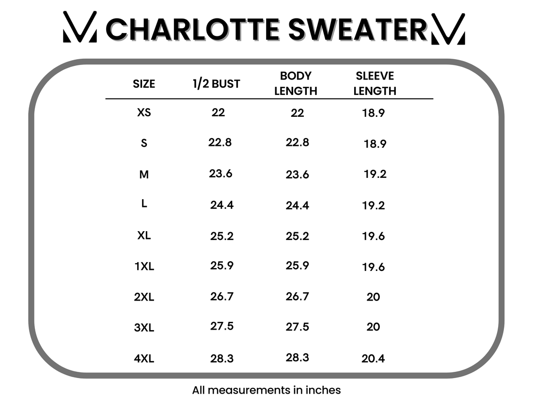 IN STOCK Charlotte Sweater - Orange and Ivory
