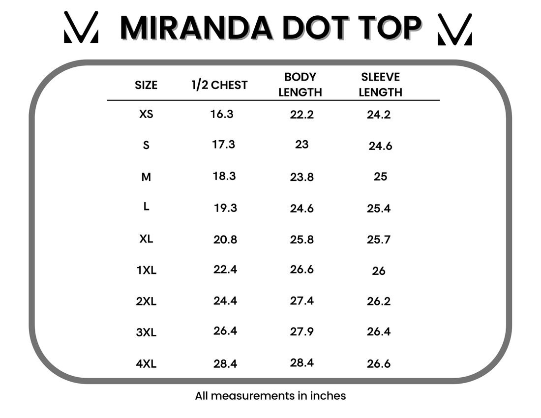 IN STOCK Miranda Dot Top - Brown