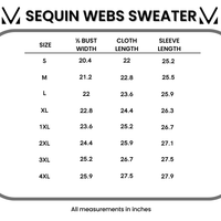 IN STOCK Sequin Webs Sweater