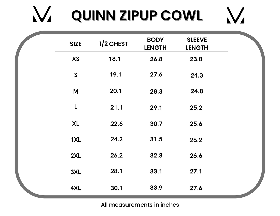 IN STOCK Quinn ZipUp Cowl - Red